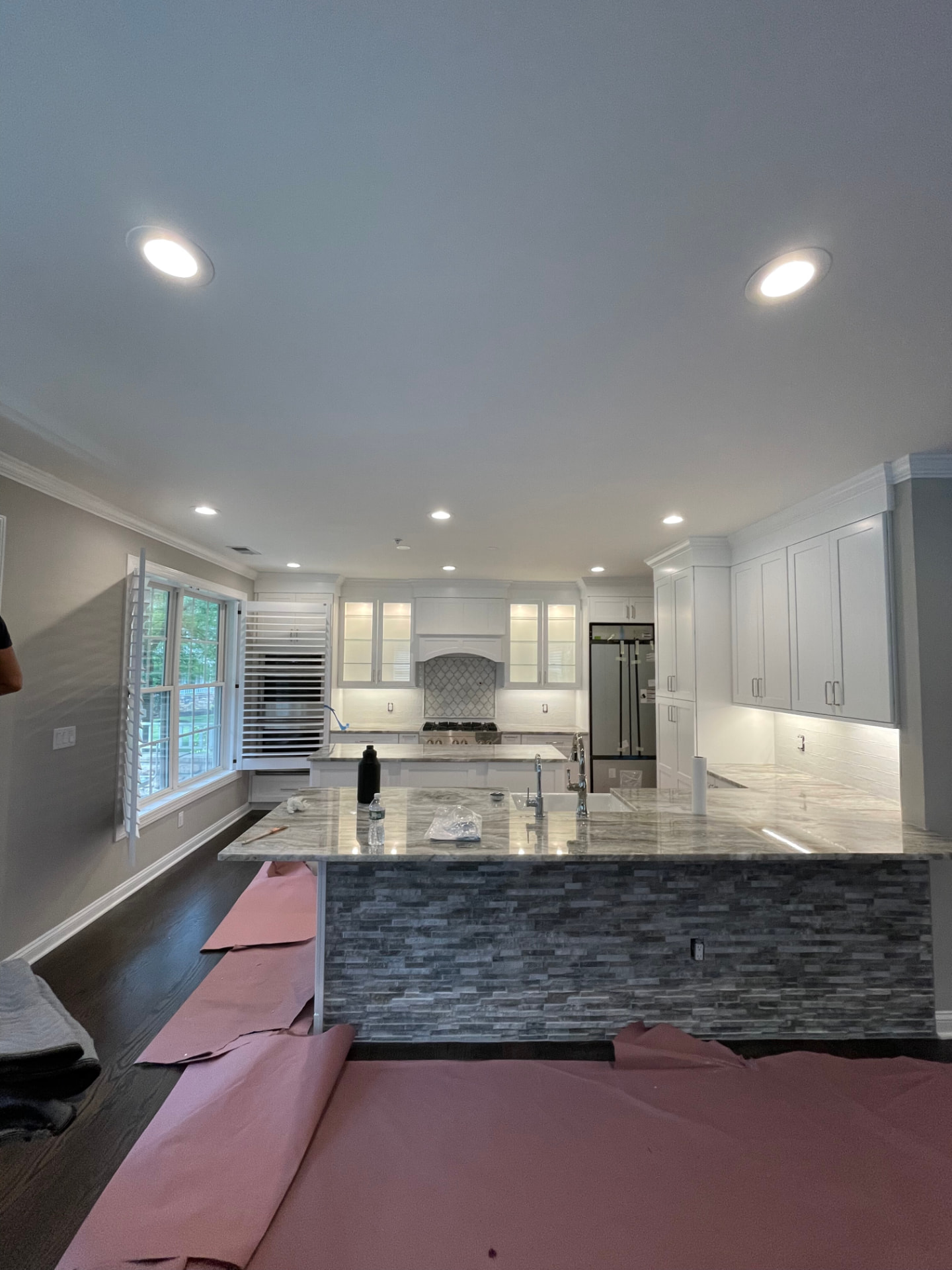 Freshly painted home interior